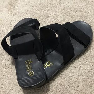 Casual Black Slippers